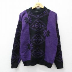 【20%OFF】ルティグレ 長袖セーター パープル M | 古着