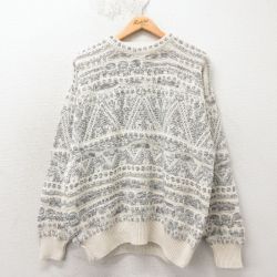 OLD GLORY 90s 長袖セーター 生成り XL | 古着
