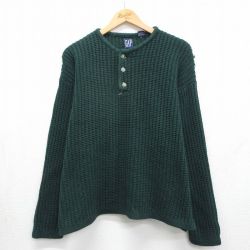 ギャップ 90s 長袖セーター グリーン XL | 古着