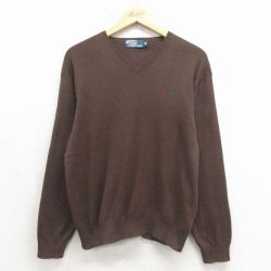 ラルフローレン 90s 長袖セーター ブラウン M | 古着