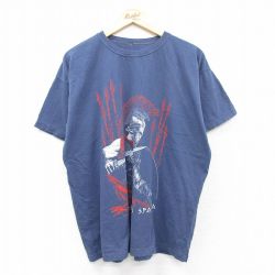 半袖Tシャツ 騎士 ネイビー XL | 古着