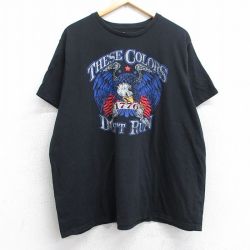 半袖Tシャツ 鳥 ブラック XL | 古着