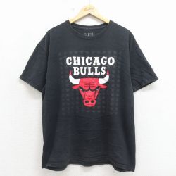NBA シカゴブルズ デックローズ 1 半袖Tシャツ バスケットボール ブラック XL | 古着