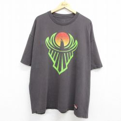ワールドプロレスリング 半袖Tシャツ ザニューディイプリント グレー XL | 古着