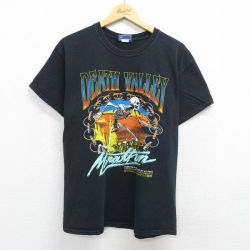 半袖Tシャツ DETH VALLEYプリント ブラック L | 古着