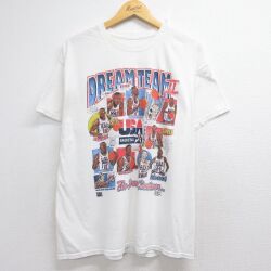 NBA ドリームチーム 半袖Tシャツ ホワイト XL | 古着