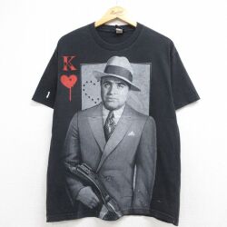 アルカポネ 半袖Tシャツ ブラック L | 古着