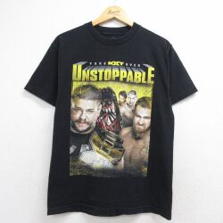 半袖Tシャツ ワールドプロレスリングNXT ブラック M | 古着