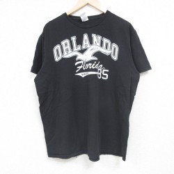 半袖Tシャツ オーランド フロリダ ブラック XL | 古着