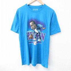半袖Tシャツ オフィス ブルー L | 古着