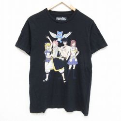 【50%OFF】半袖Tシャツ フェアリーテイル ブラック M | 古着