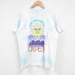 オベイ 半袖Tシャツ ビッグロゴ ホワイト M | 古着