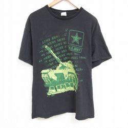 USアーミー 半袖Tシャツ 戦車 ブラック XL | 古着