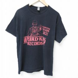 半袖Tシャツ WEIRD ブラック L | 古着