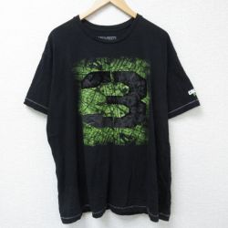 XL★古着 半袖 Tシャツ メンズ ゲーム コールオブデューティー 大きいサイズ コットン クルーネック 黒 ブラック 25jun09 中古