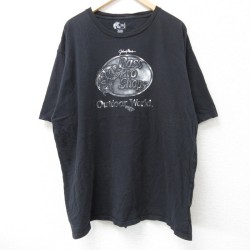 XL★古着 半袖 Tシャツ メンズ バスプロショップス 大きいサイズ コットン クルーネック 黒 ブラック 25jun10 中古