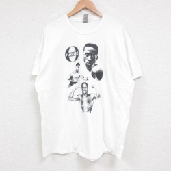 XL★古着 半袖 Tシャツ メンズ HAVOC コットン クルーネック 白 ホワイト 25jun14 中古