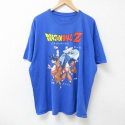 リップルジャンクション 半袖Tシャツ ドラゴンボールZ ブルー XL | 古着