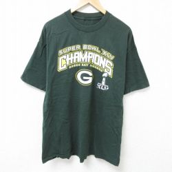 NFL グリーンベイパッカーズ 半袖Tシャツ アメフト グリーン XL | 古着