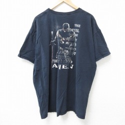 XL★古着 フルーツオブザルーム 半袖 Tシャツ メンズ 騎士 大きいサイズ コットン クルーネック 黒 ブラック 25jun18 中古