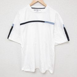 【20%OFF】XL★古着 半袖 Tシャツ メンズ コットン クルーネック 白 ホワイト 25jun27 中古