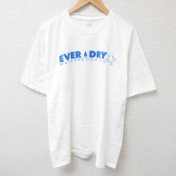 XL★古着 半袖 Tシャツ メンズ EVER クルーネック 白 ホワイト 25jun27 中古