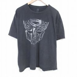 トランスフォーマー 半袖Tシャツ ブラック XL | 古着
