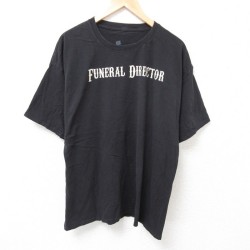 XL★古着 ヘインズ Hanes 半袖 Tシャツ メンズ WEAK コットン クルーネック 黒 ブラック 25jul15 中古