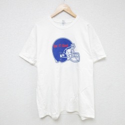 XL★古着 半袖 Tシャツ メンズ ジャイアンツ コットン クルーネック 白 ホワイト 25jul18 中古