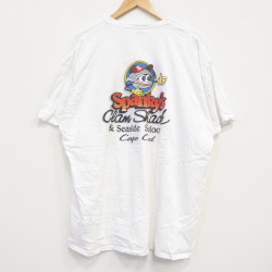 XL★古着 フルーツオブザルーム 半袖 Tシャツ メンズ ケープコッド 大きいサイズ コットン クルーネック 白 ホワイト 25jul19 中古