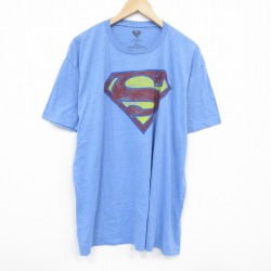 【50%OFF】DCコミックス 半袖Tシャツ スーパーマン ネイビー XL | 古着