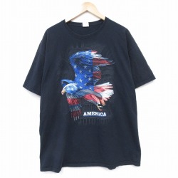 フルーツオブザルーム 半袖Tシャツ 鳥 ブラック XL | 古着
