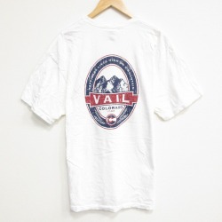 XL★古着 半袖 Tシャツ メンズ コロラド コットン クルーネック 白 ホワイト 25aug18 中古