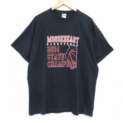 【50%OFF】半袖Tシャツ バスケットボール ブラック XL | 古着