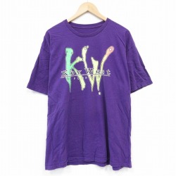 キーウエスト 半袖Tシャツ パープル XL | 古着