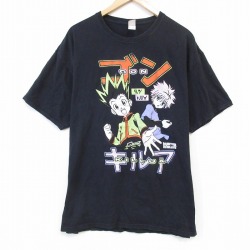 フルーツオブザルーム 半袖Tシャツ ハンターハンター ブラック XL | 古着