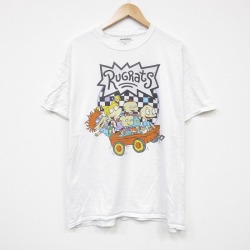 ニコロデオン 半袖Tシャツ ラグラッツ ホワイト XL | 古着
