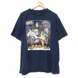 リップルジャンクション 半袖Tシャツ うずまきナルト ネイビー XL | 古着
