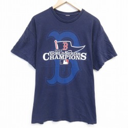 【50%OFF】MLB 半袖Tシャツ アトランタブレーブス ネイビー XL | 古着