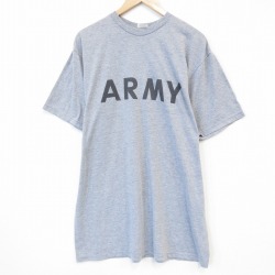 【50%OFF】グレー霜降り半袖Tシャツ ミリタリー XL | 古着