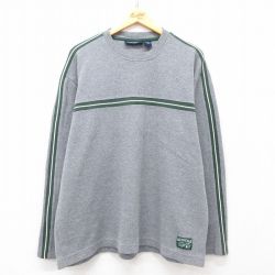 XL★古着 エアロポステール AEROPOSTALE 長袖 ビンテージ Tシャツ メンズ 00年代 00s 大きいサイズ クルーネック グレー他 25mar13 中古