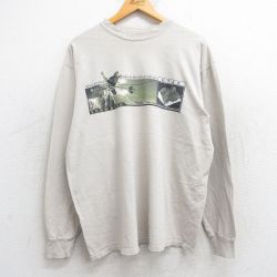 ユタ 長袖Tシャツ スノーボード ベージュ XL | 古着