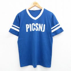 00s 半袖Tシャツ PICSNJ ブルー M | 古着
