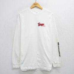 XL★古着 長袖 ビンテージ Tシャツ メンズ 00年代 00s Ranger BOATS コットン クルーネック 白 ホワイト 25jul26 中古