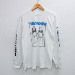 M★古着 バンズ 長袖 Tシャツ メンズ 映画 シャイニング コットン クルーネック 白 ホワイト 25jul28 中古