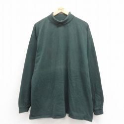 リー 90s 長袖Tシャツ タートルネック グリーン XL | 古着