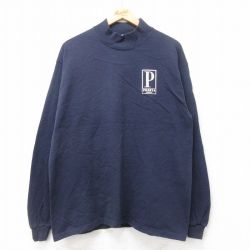 00s 長袖Tシャツ PRESTA星条旗 ネイビー XL | 古着