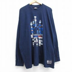 【50%OFF】NBA ロング丈Tシャツ ボストンセルティックス シカゴブルズ ネイビー XL | 古着