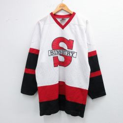 【50%OFF】90s フットボールTシャツ シムズベリー ホワイト XL | 古着