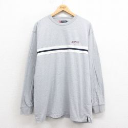 ラルフローレン 90s 長袖Tシャツ ワンポイントロゴ グレー XL | 古着